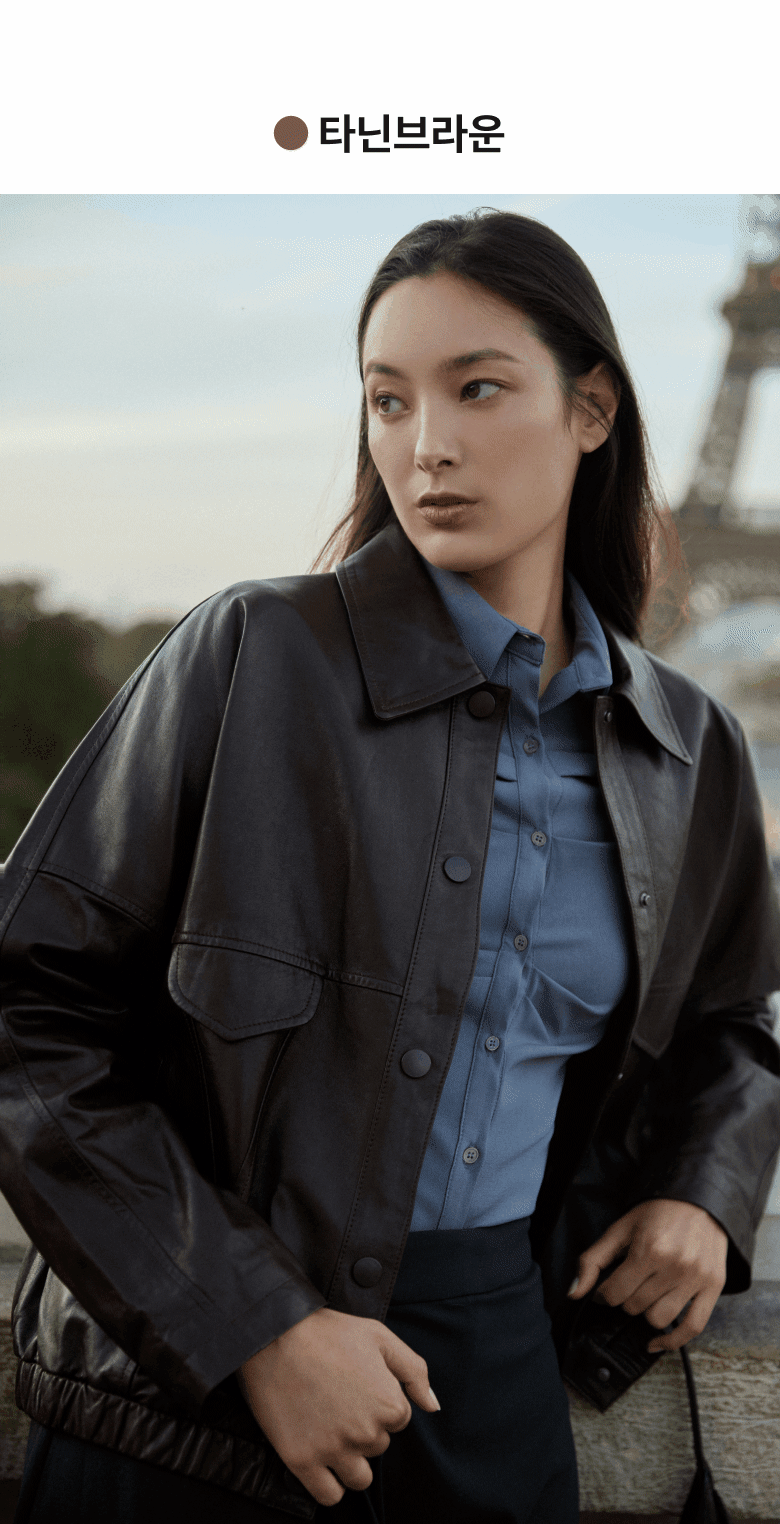 26FW 이태리 램스킨 레더 자켓